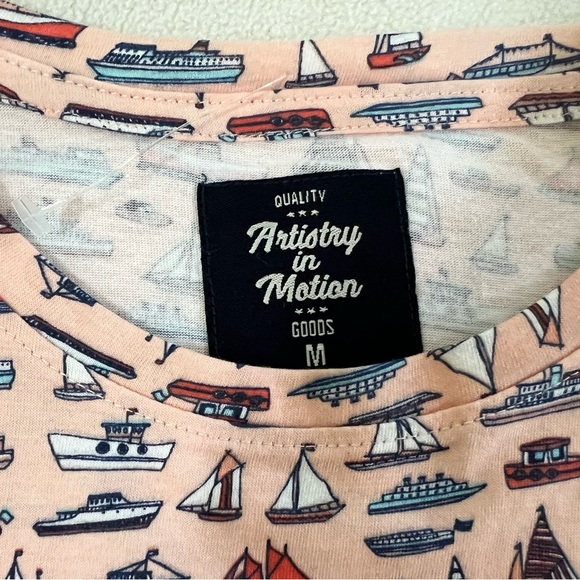 🔥 ARTISTRY IN MOTION QUALITY GOODS CREW NECK MEN'S COTTON TEE SIZE MEDIUM NWT - Picture 7 of 13